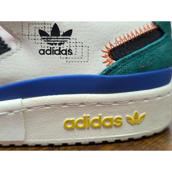 Adidas Mens Forum Exhibit Low White Multi-color Sneakers Shoes GW9629 Size 11 main image 13